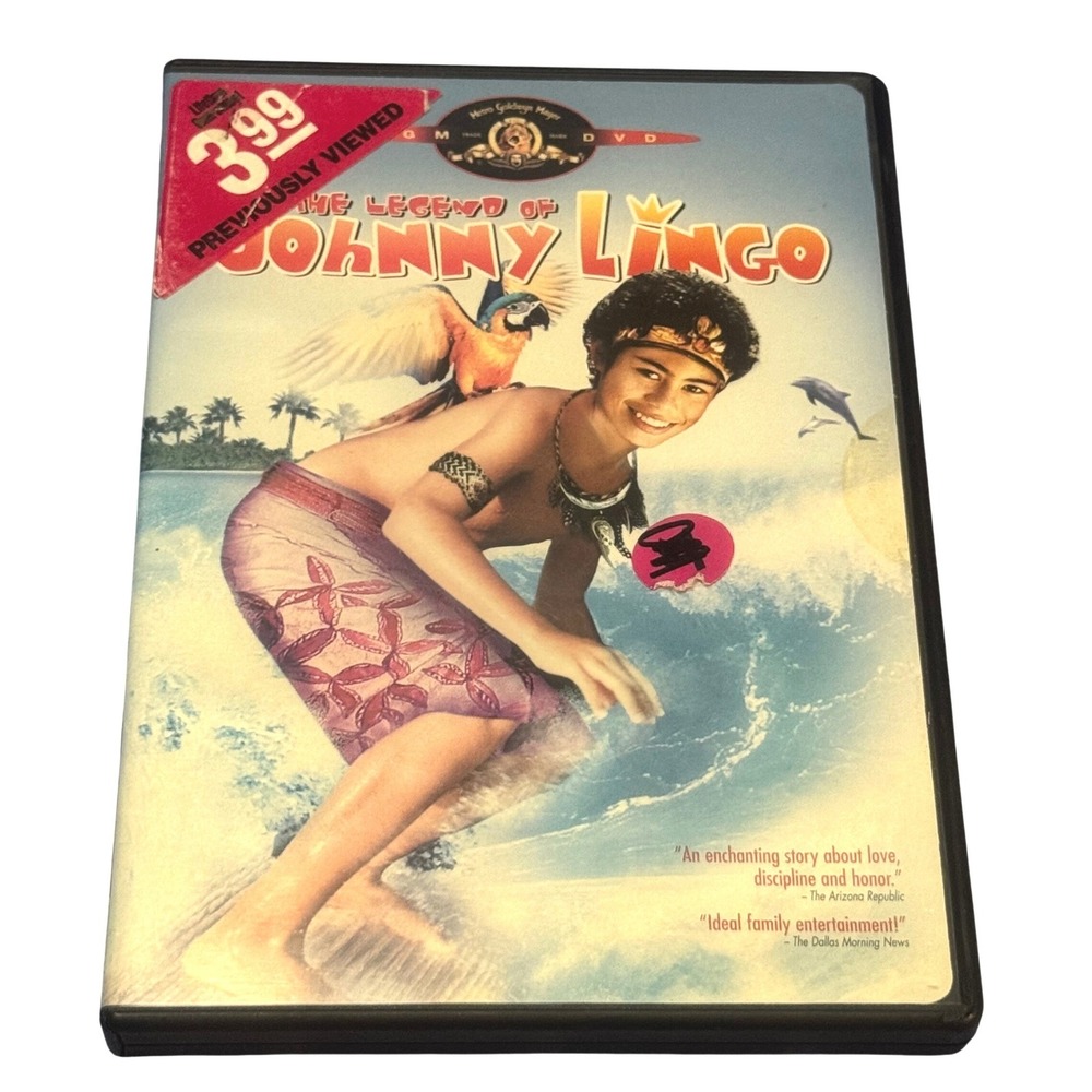 MGM The Legend of Johnny Lingo Family Adventure Kids DVD 2003 Tropical Island